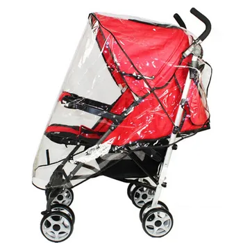 

1PC Waterproof Rain Cover Windproof Dust Shield For Baby Strollers Pushchair Non-toxic Tasteless PU Stroller Accessories