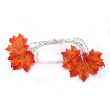 

2M 10Lights Maple Leaves Led Fairy Lights Christmas Decoration Autumn Halloween