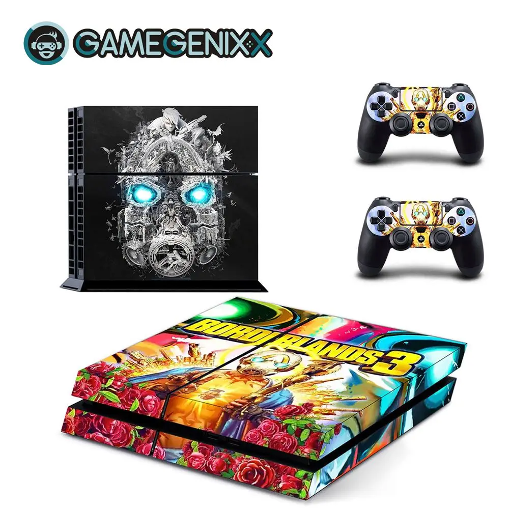 Borderlands 3 Наклейка на кожу GAMEGENIXX защитный винил наклейка для консоли PS4 и 2 контроллера-borderland 3 - Цвет: Borderlands 3