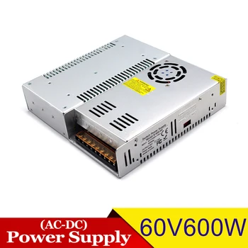 

600W 10A 60V Switching power supply DC Driver Transformers AC110V 220V TO DC60V SMPS for Led Light CCTV 3D Printer Machinery