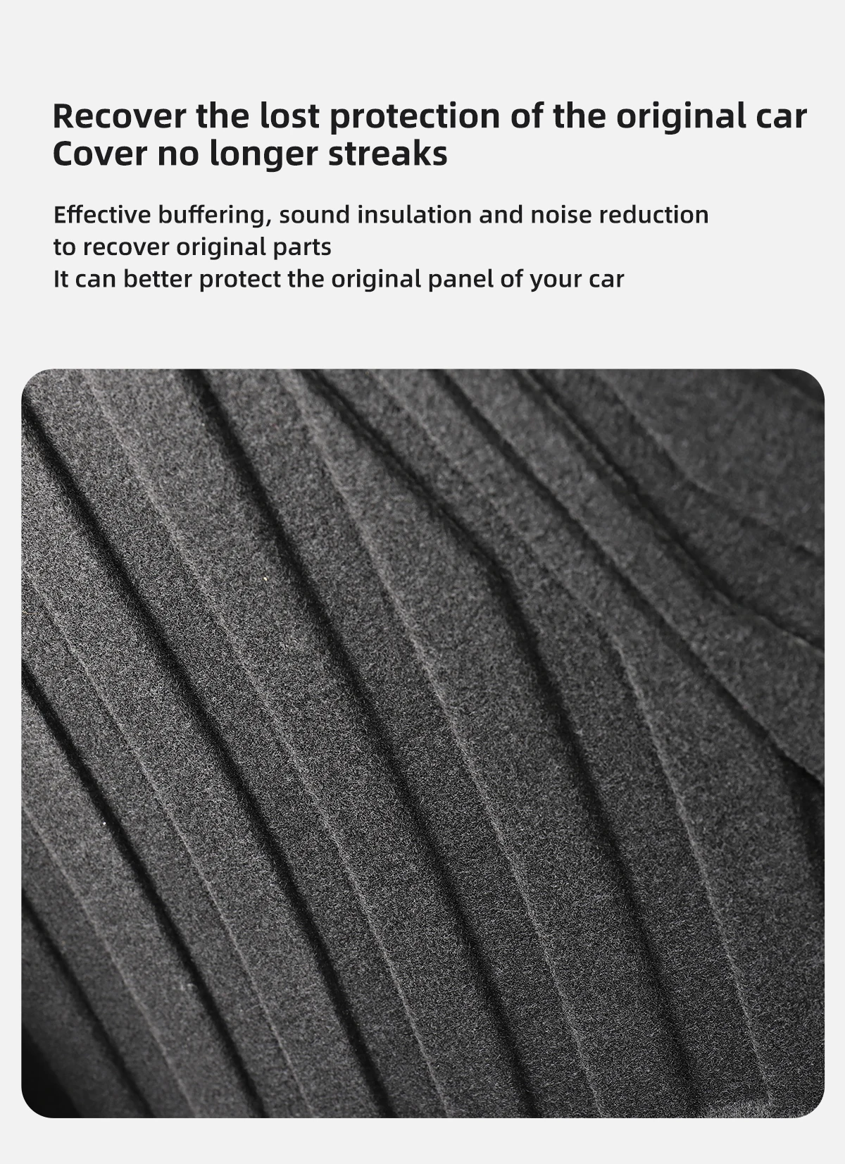 material of  Front Trunk Lid Sound Insulation Cotton