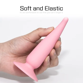 Adult Sex Toys Silicone Anal Plug with Strong Suction Cup Dildo Masturbation Anal Vaginal Stimulator Butt Plug Adult Sex Produt 3