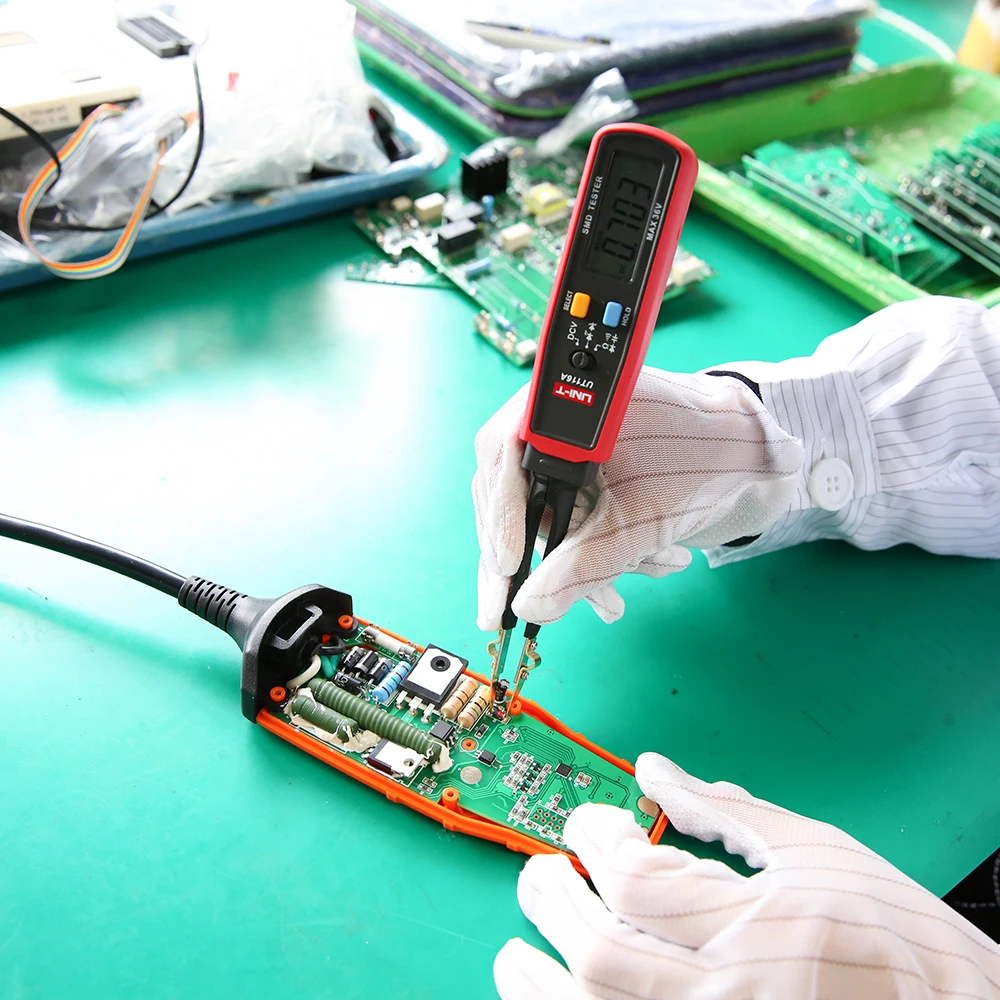 SMD тестер мультиметр сопротивление емкость непрерывность измерение диодов RCD