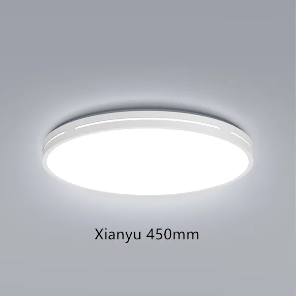 Новинка Xiaomi Yeelight умный светодиодный потолочный светильник Bluetooth светодиодный потолочный светильник приложение/голосовое дистанционное управление домашняя лампа для умного дома - Цвет: Xianyu White 450mm