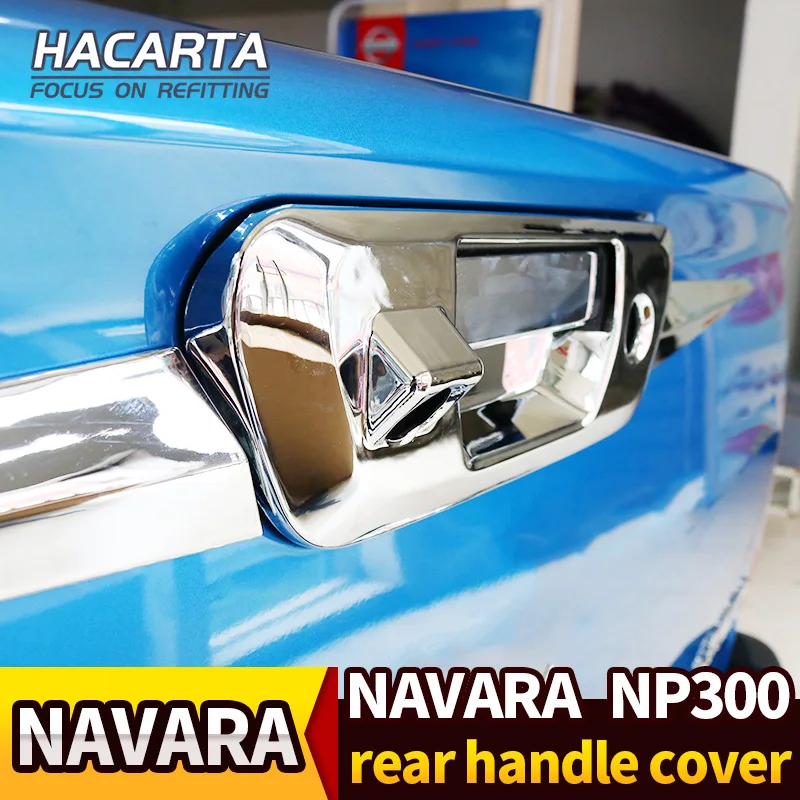 

FOR NAVARA NP300 D23 2015-2019 REAR GATE TAIL GATE CHROME HANDLE COVER TRIM ACCESSORIES