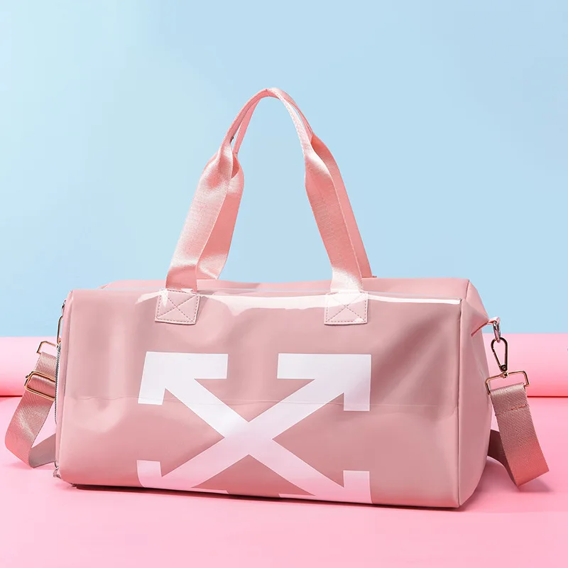 

New fitness sports bag dry and wet separation multifunctional yoga bag large capacity female bag portable portable travel bag