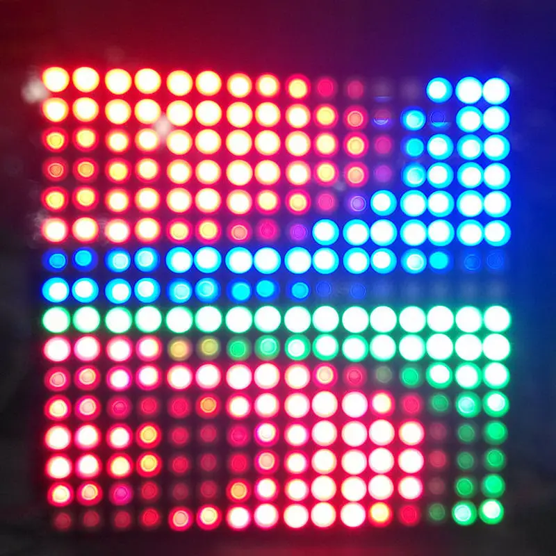 US $21.14 DC5V 16x16 WS2812B 256 Pixels Panel Individually Addressable Led Flexible Screen Matrix Light