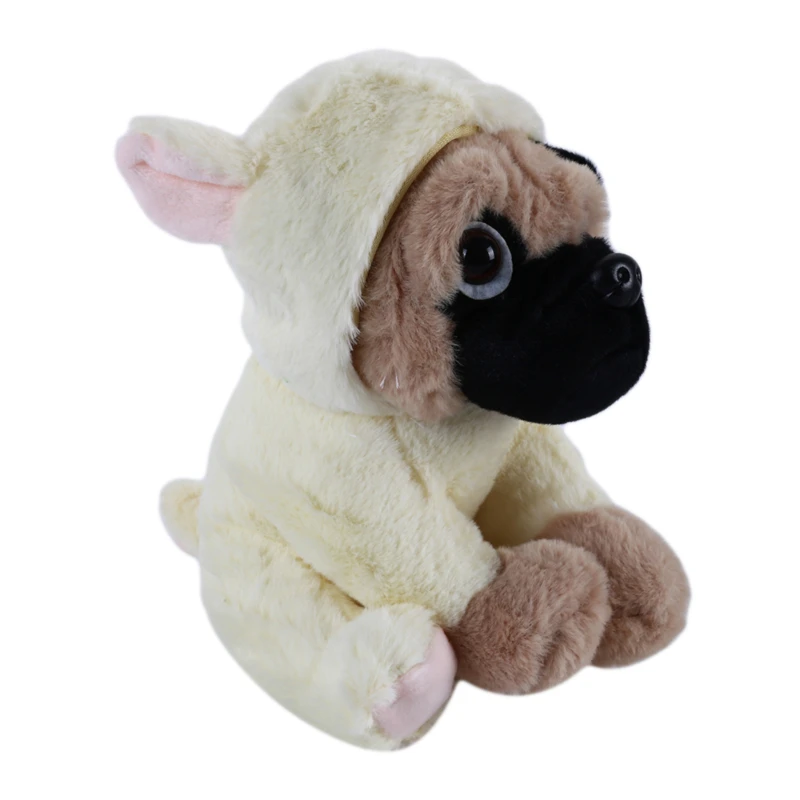 beige Kawaii Puppy мягкие игрушки милая имитация Собаки Плюшевые игрушки Мягкая кукла детские игрушки плюшевые животные подарок на день рождения Детские игрушки - Цвет: beige