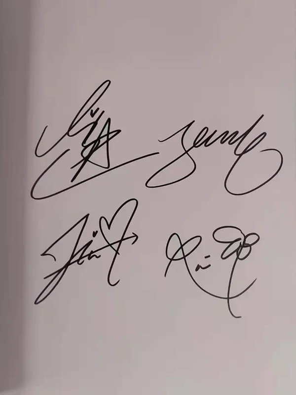 Ручная подписка BLACKPINK Autographed photobook+ Плакат ограниченная версия k-pop
