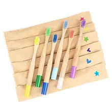 Бамбуковая зубная щетка Детская 6 шт