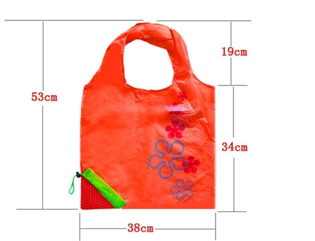Клубника Складная дюрабель перерабатываемая сумка для покупок сумки-тоут Портативная сумка многоразового использования Милая