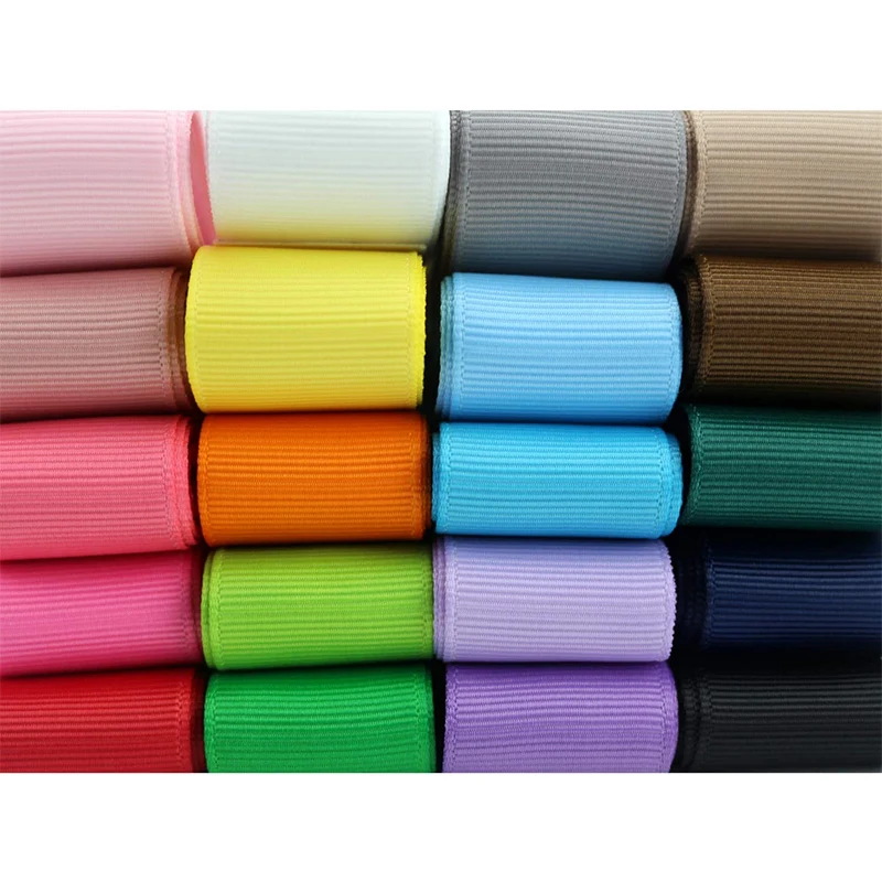 10 yards Solid Color Grosgrain Ribbon for Gift Packaging DIY handmade materials ribbon decoration ribbon supplies grosgrain ribbon
