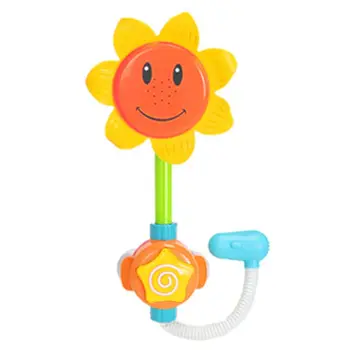 

Sunflower Shower Water Squirt Fun Interactive Bathtub Toys for Toddlers Children