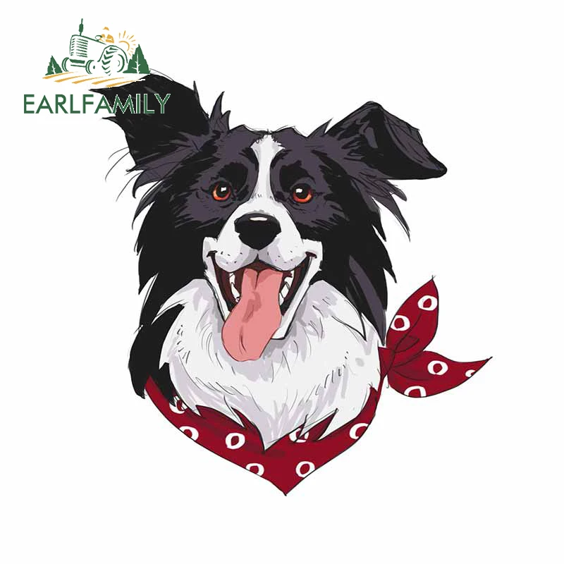 EARLFAMILY 13 см x 12 3 для бордюра колли автомобильные наклейки s граффити наклейка