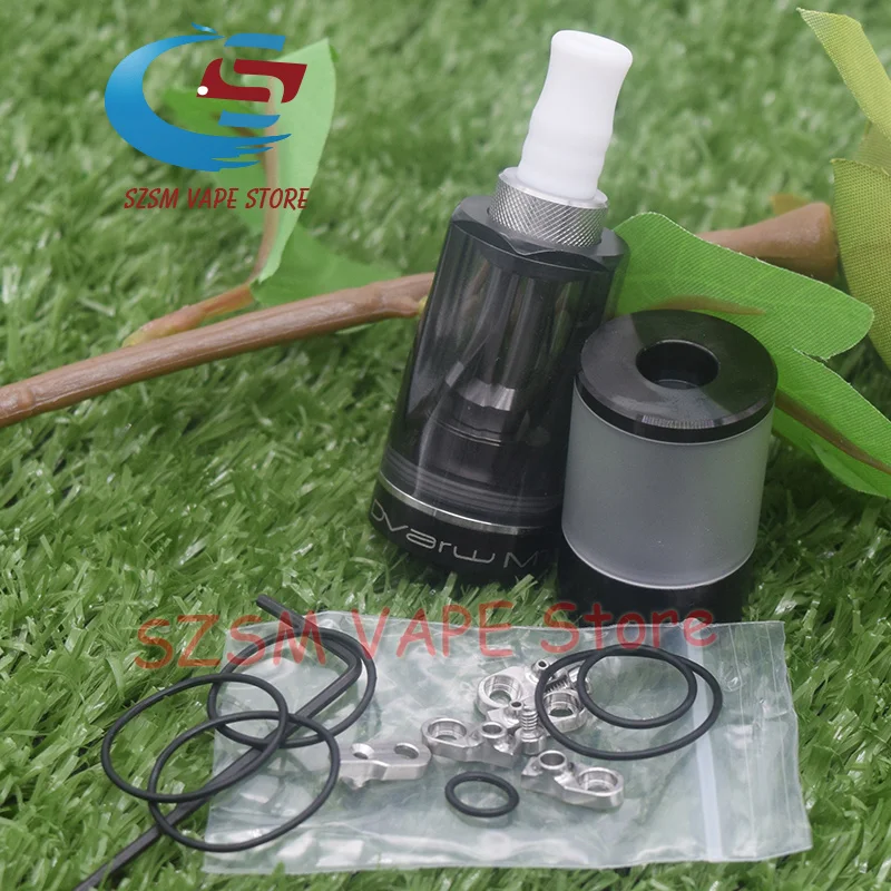 black Распылитель dvarw mtl rta diamond bellcap с AFC воздушным потоком 316 из нержавеющей стали 22 мм Ремонтопригодный резервуар - Цвет: black