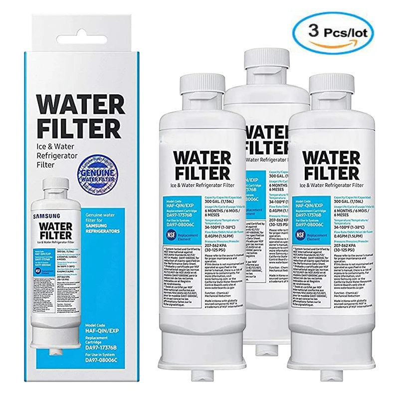 Replace Samsung DA97-17376B refrigerator water filter 3 pieces