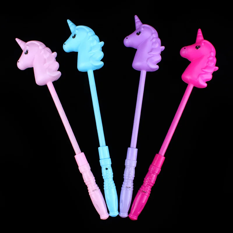 

My Little Light Stick Unicorn Flash Stick Colorful Glow Stick CHILDREN'S DAY Children Performance Props Magic Wand