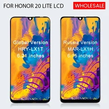 Ensemble écran tactile Lcd avec châssis, pour Huawei Honor 20 Lite HRY-LX1T MAR-LX1H LRA-AL00, livraison gratuite=