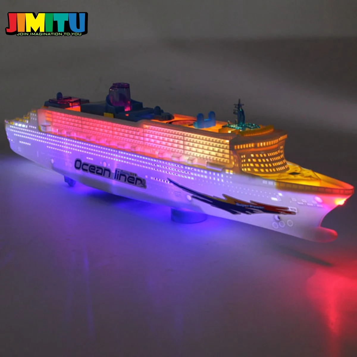 50cm Ocean Liner Ship Light Music Model Flashing Sound Electric Cruises Toys For Children Kids Boat Gift Automatic Steering Diecasts Toy Vehicles Aliexpress
