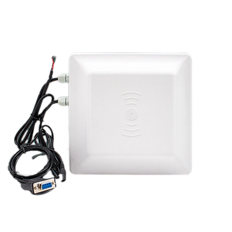 

Hot R16-7DB Waterproof UHF RFID Long Range Card Reader for Parking System Access Control(EU Plug)