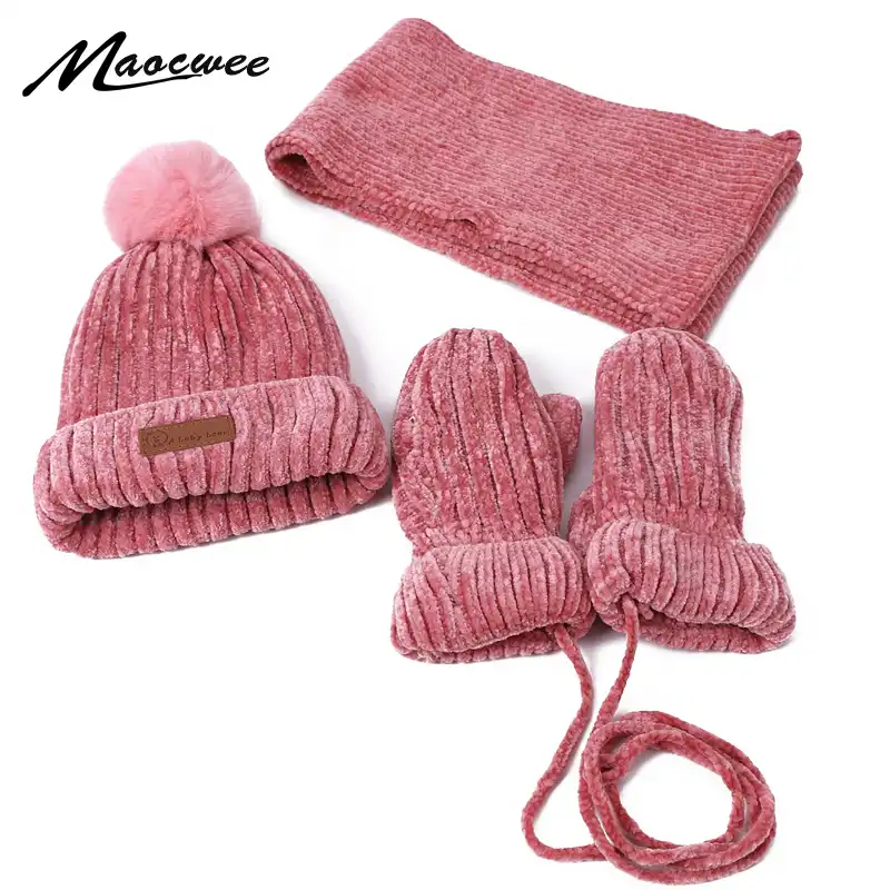 children's hats and gloves sets