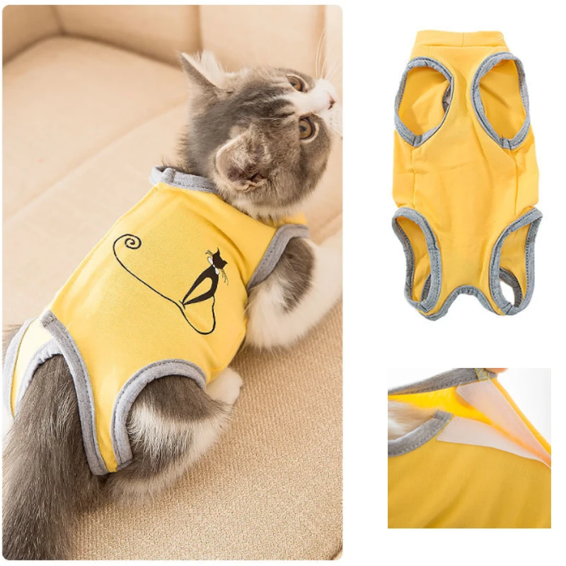 Anti licking Sterilization Pet Clothes Surgical Gown For Mother Cat