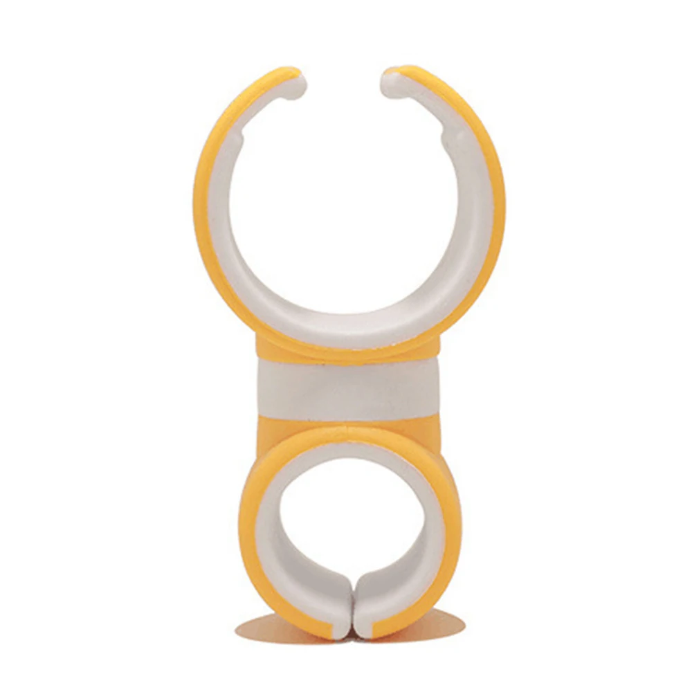 YLWH Двойной C крепление для телефона на велосипед держатель многофункциональная резиновая подставка для iPhone 7 8 Plus, для мобильного телефона, устанавливаемый подвес для Samsung 360 Вращающийся - Цвет: YLWH