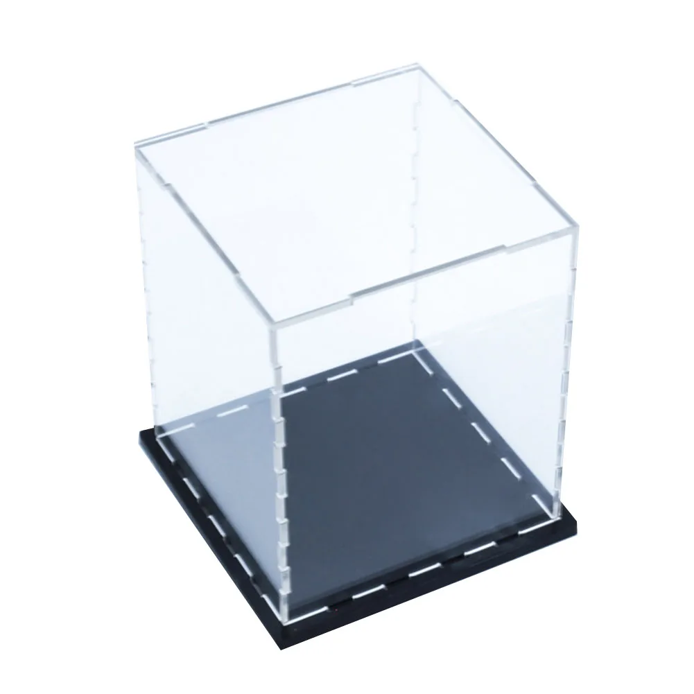 Акриловый/пластиковый чехол для дисплея 10 см H Perspex прозрачная Пылезащитная защита УФ для экшн-моделей коллекционные вещи