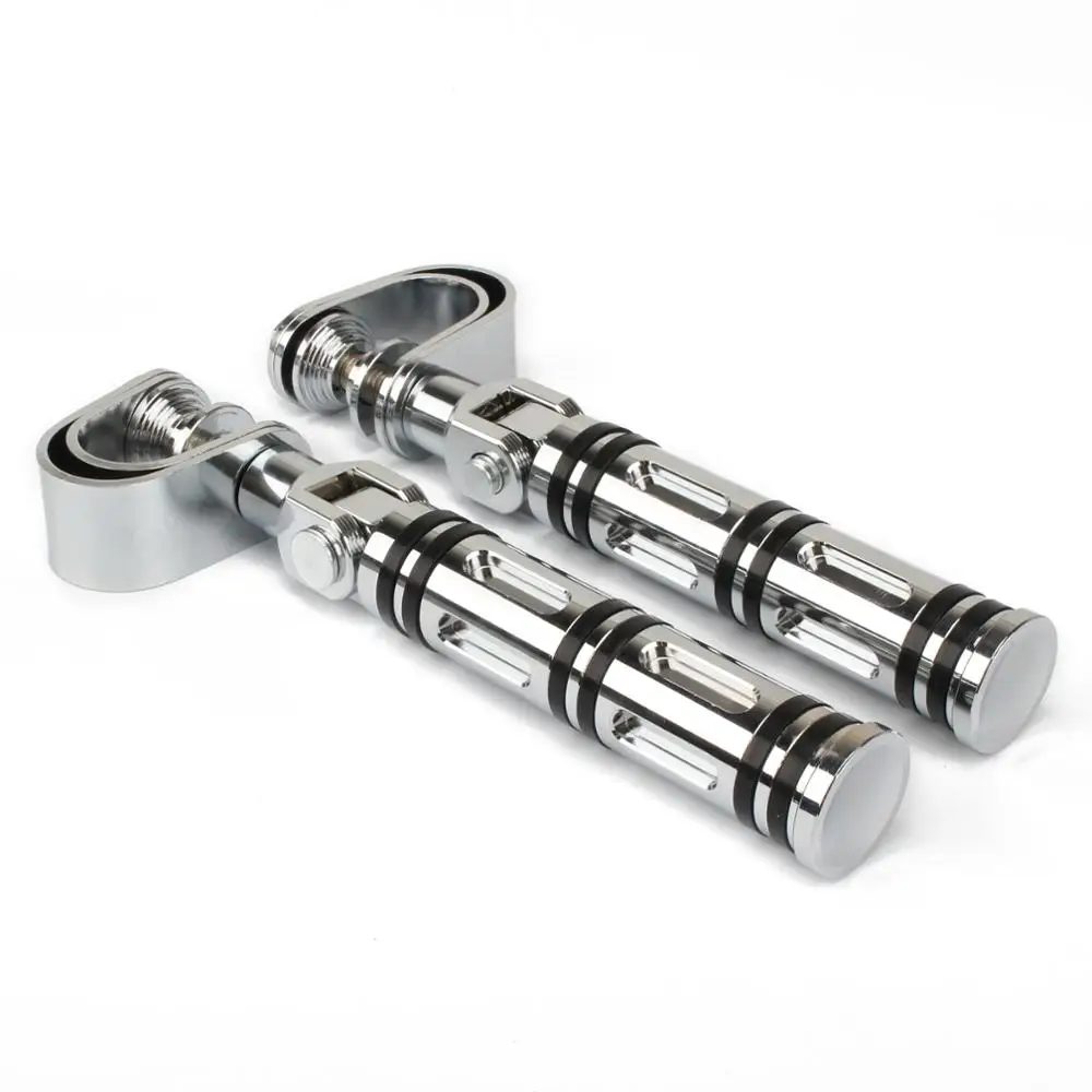 

1-1 1/4" Motorcycle Highway Footrest Mount Foot Pegs Clamp Engine Crash Bar Engine Guard For Harley Chopper Bobber Custom