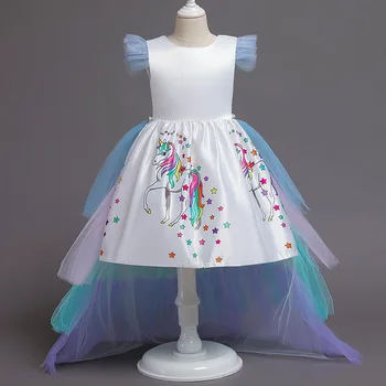 

Girls Dress Elegant New Year Princess Children Party Dress Wedding Gown Kids Dresses for Girls Birthday Party Dress Vestido Wea