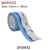 3.8cm x 1.5m Fishes