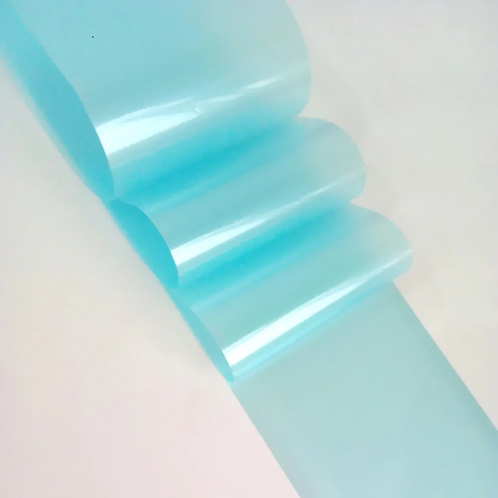 

100cm Shiny Clear Blue Nail Stickers DIY Macaron Transfer Foils For Design Lady Full Cover Nail Art Decals Manicure Tool
