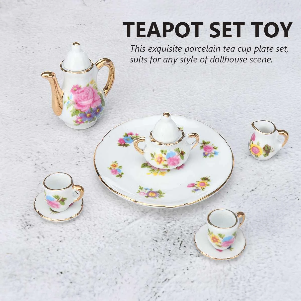 ceramic play tea set