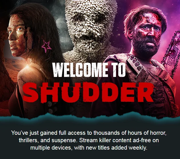 

Original Shudder UHD Works On Android Set Top Box TV Stick Laptop PC Phone IOS