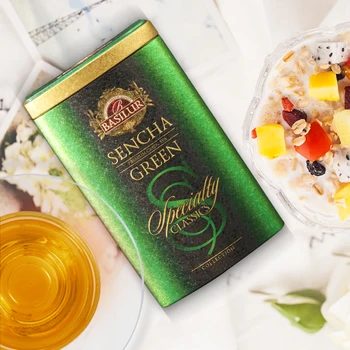 

Free shipping Basilur baoxilan classic Japanese fried tea 100g Ceylon green tea