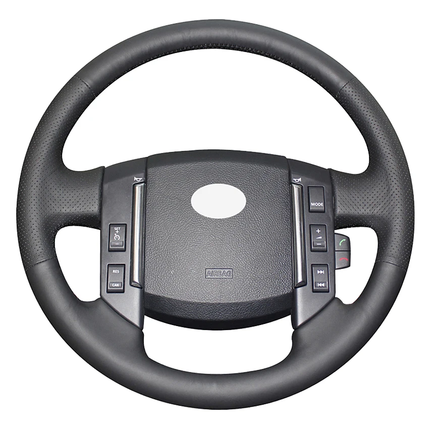 

Черный чехол из натуральной кожи ручной строчки для Land Rover Freelander 2 2007-2012