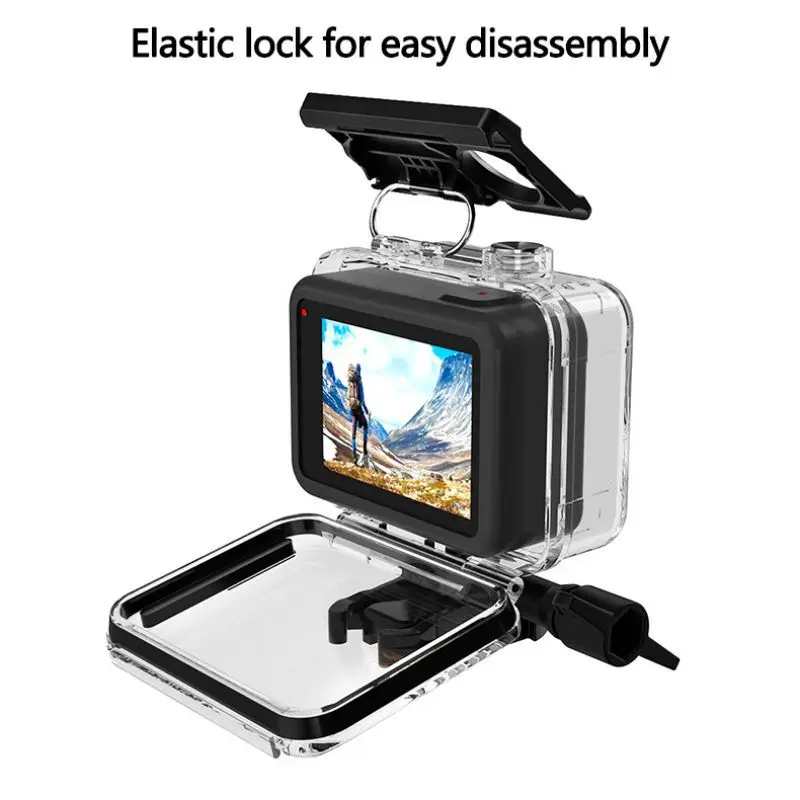 Новые водонепроницаемые чехлы для Gopro Hero 8 черные спортивные камеры водонепроницаемые чехлы Gopro 8 Спортивные экшн-видеокамеры s Аксессуары