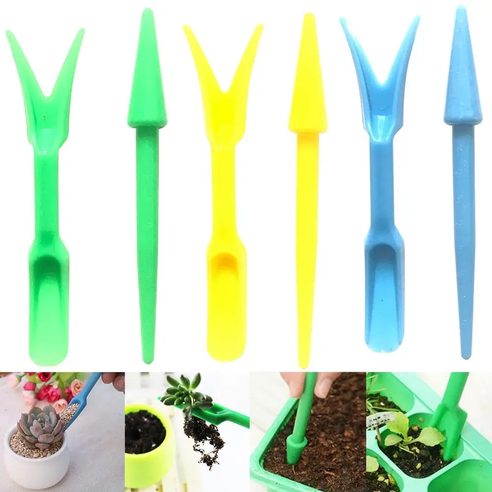 

2Pcs Transplanting Device Planter Garden Nursery Plant Seedling Digging Tool