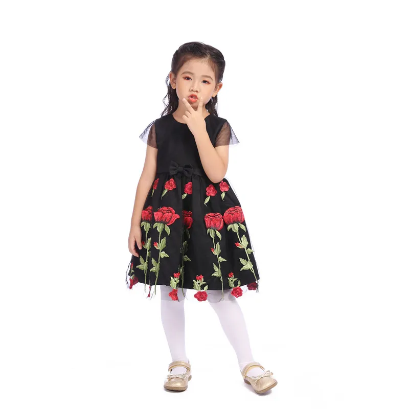 Платье для девочек детская повседневная одежда модное милое праздничное платье