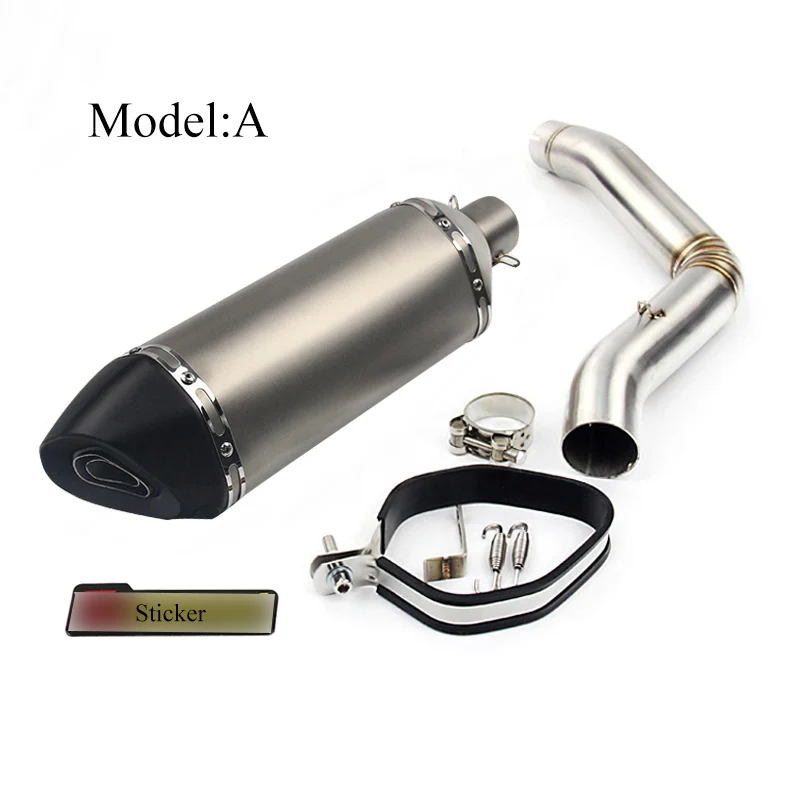 TRK502 комплект глушителя для мотоцикла Benelli trk 502 Exhasut Mid Link Соединительная труба выхлопная труба с DB Killer