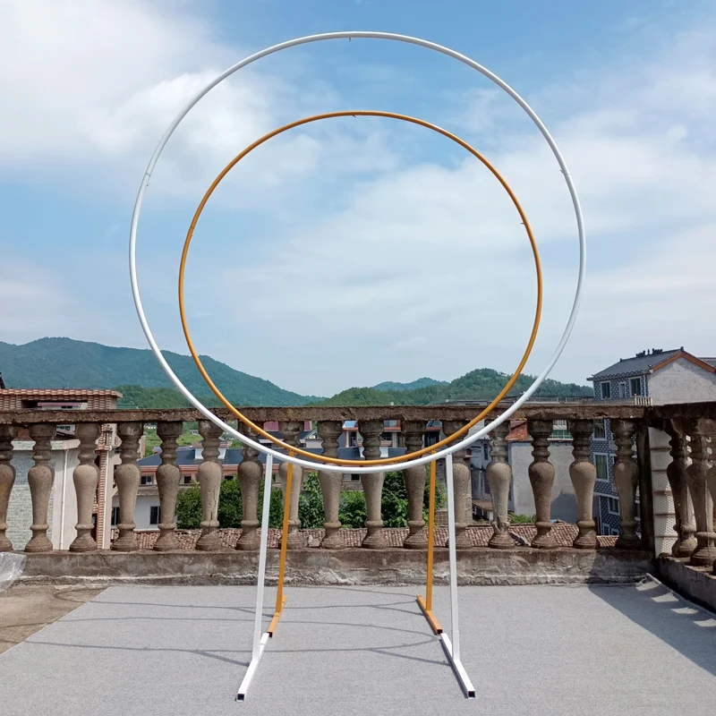 Wedding arch stand wedding arch set party arch set wedding flower stand Heightened Round Wedding Arch Background Stand Party Decoration