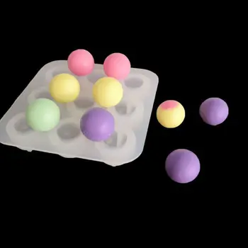 

22mm 9 Compartment Ball Spherical Epoxy Casting Mold Silicone Mould DIY Soap X7YC