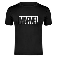 Новые модные футболки для пары с короткими рукавами Marvel, Мужская футболка с принтом супергероя, футболка с круглым вырезом, комикс, футболка с надпись Marvel, топы, Мужская одежда, футболки