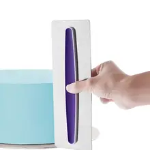 Из нержавеющей стали помадка Гладкий торт формирующий сглаживающий инструмент Гладкий торт скребок для выпечки Кондитерские инструменты Торт Кондитерские инструменты для украшения торта