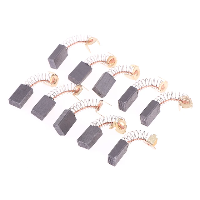 2 PZ SPAZZOLE In Carbonio Per Motori Elettrici 20 Mm X 6 Mm X 5 Mm