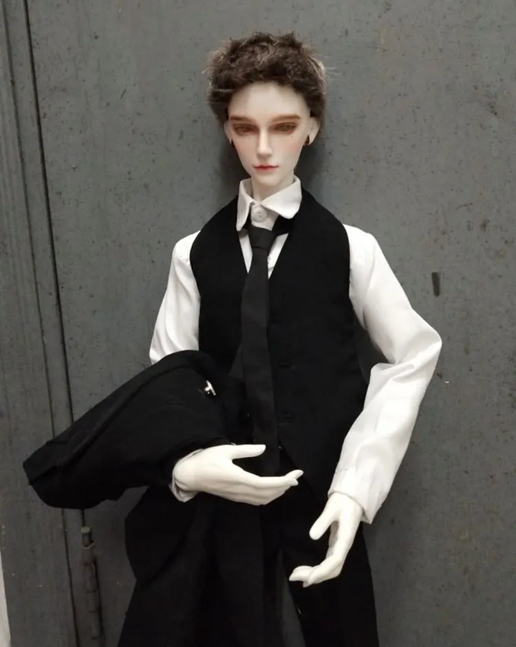 1/4 1/3 BJD кукольная одежда костюм пальто+ жилет+ брюки+ рубашка+ шляпа для BJD/SD аксессуары HID ID72 uncle. Без куклы, обуви, парика
