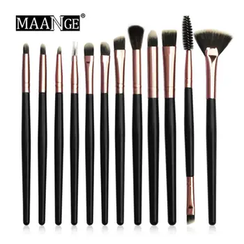 

12 Pcs Beauty Makeup Brushes Set Foundation Powder Eyeshadow Eyelash Eyebrown Makeup Brush Multifunctional Cosmetic Tools