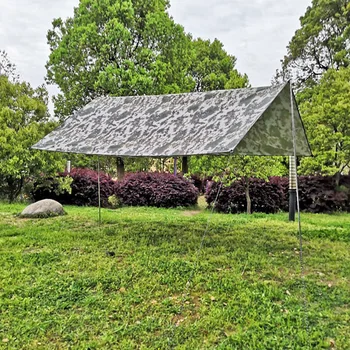 

NEW Multi-function Tent Tarp Waterproof Heavy Duty Shade Sail Sun Canopies Outdoor 118x118 Inches for Travel Camping