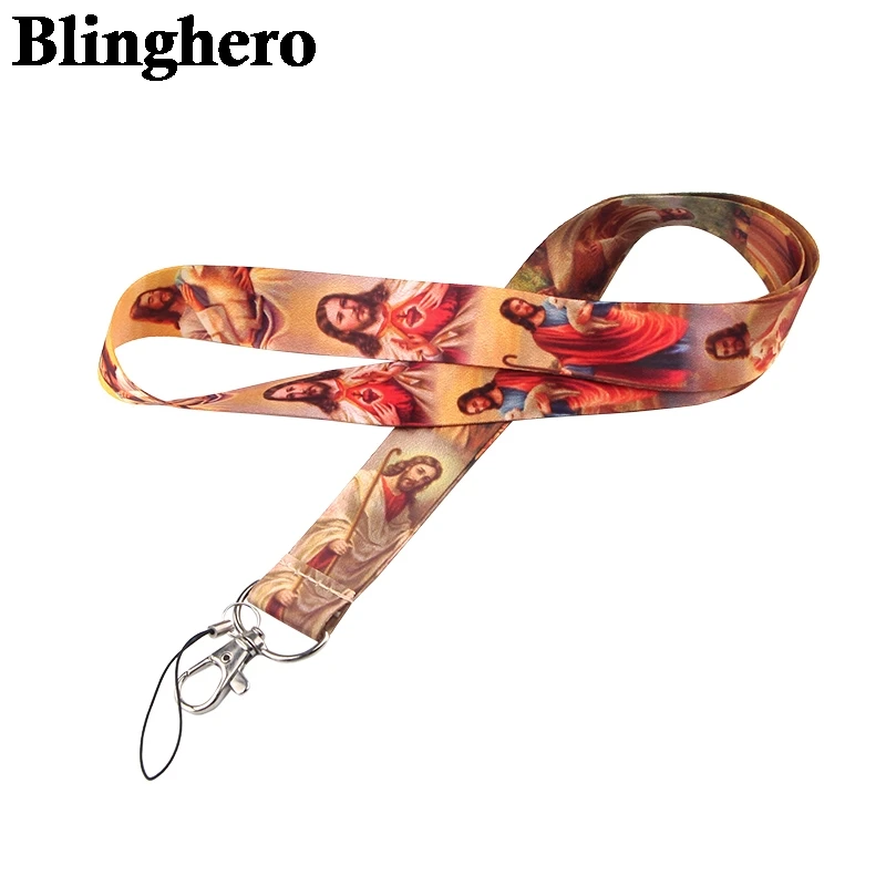 CA673 брелок для ключей Jesus Lanyards бейдж держатель для Id карты пропуск мобильного телефона USB шейный ремень держатель для бейджа ключевой ремень