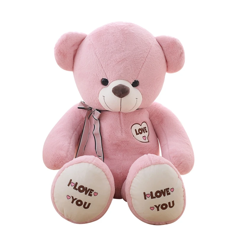 Большой с надписью «I Love You Мишка Тедди большие мягкие Холдинг «любящее сердце» на День Святого Валентина подарок на день рождения для девочек кукла игрушка детский подарок